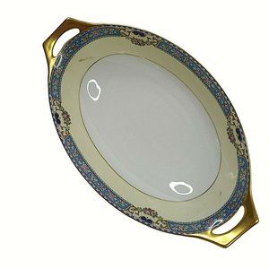 Vintage Vegetable Bowl Thomas Bavaria Queen Louise 2 Handled Germany 11.75" x 7"